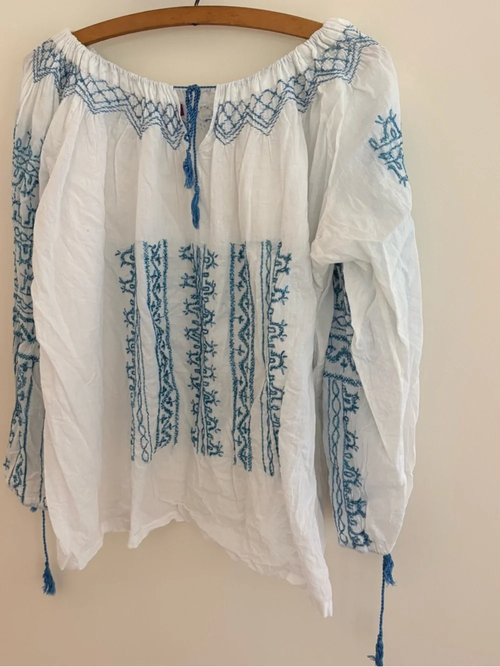 Voile Embroidered Blouse - Picture 3 of 7